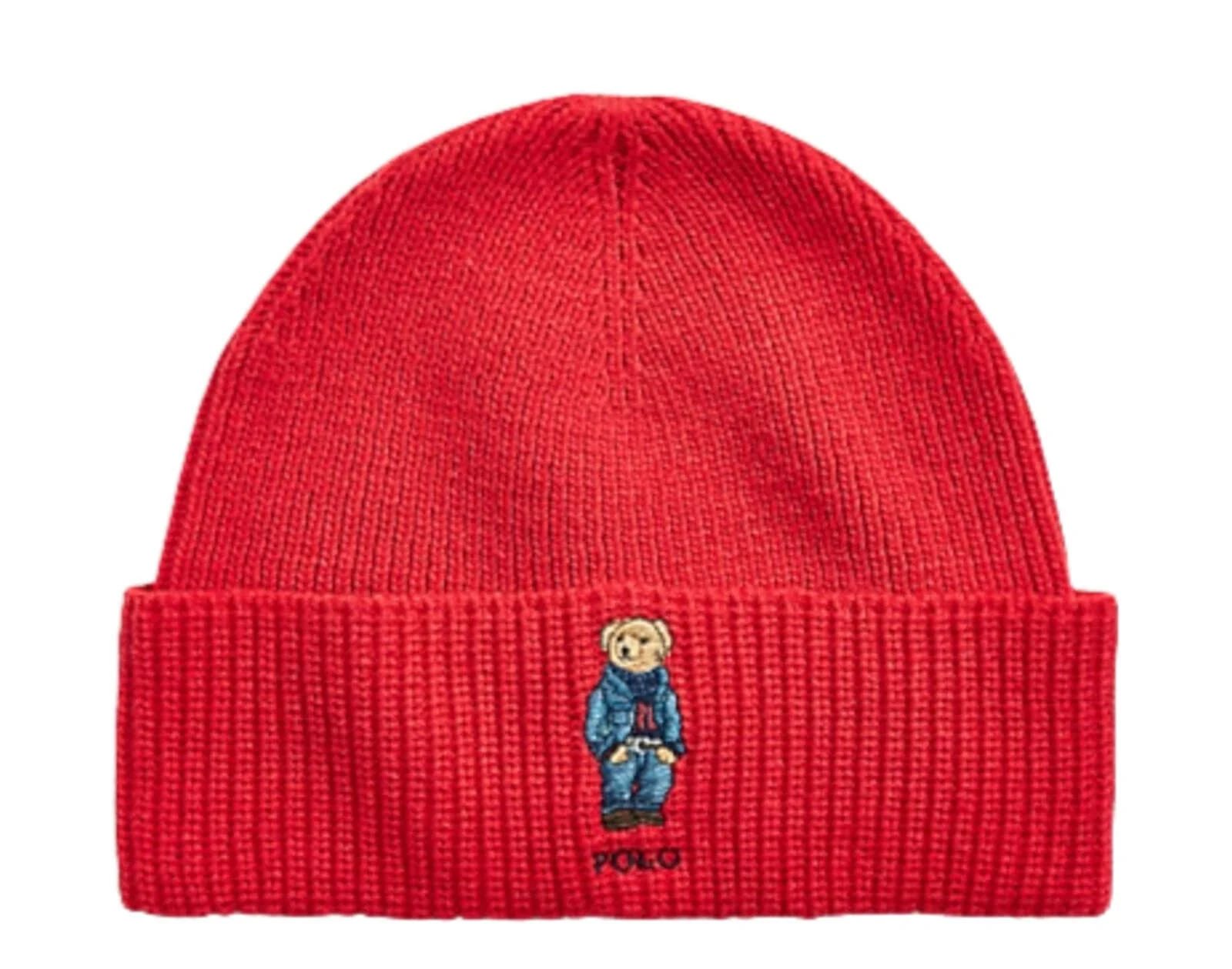 Sustainable Polo Ralph Lauren Adult Solid Denim Bear Beanie Hats User-Friendly