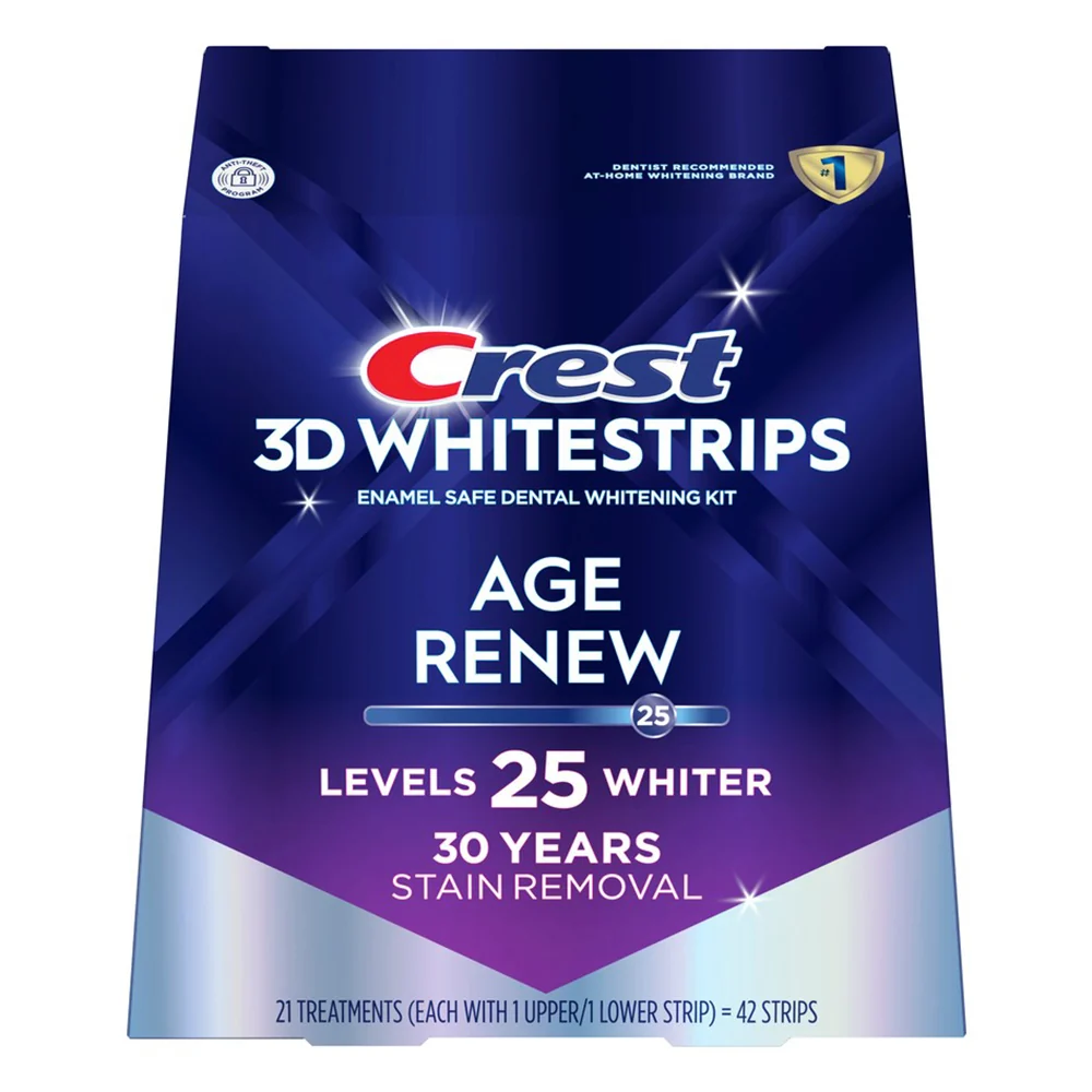 Exclusive Crest 3D White Supreme FlexFit Whitestrips Teeth Whitening Kit 21 Treatments Clean
