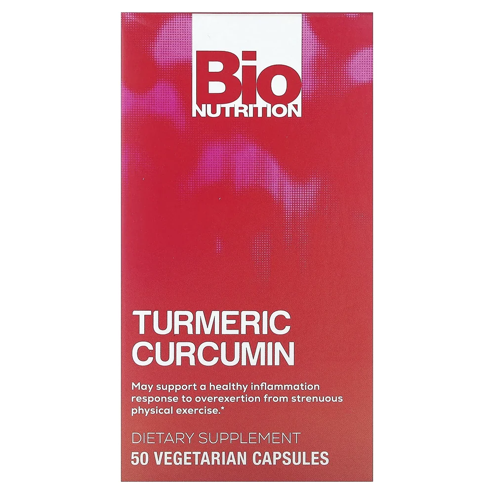 Smart Bio Nutrition Turmeric Curcumin Dietary Supplement Vegetarian Capsules 50Ea Powerful