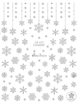 Versatile Pasties - Snowflake Silver 073 Organic