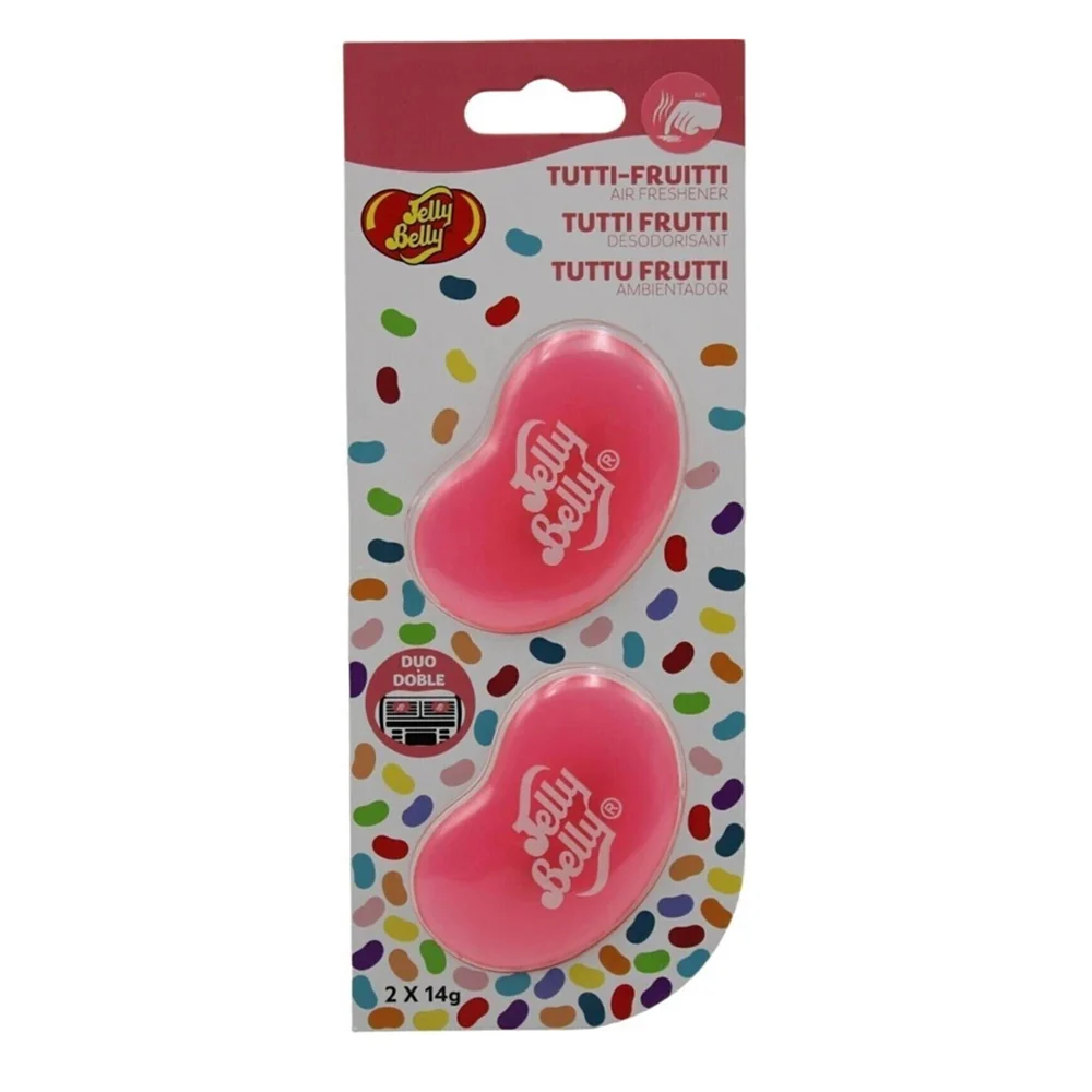 Environmentally Friendly Jelly Belly Tutti Fruitti Duo Vent Stick Air Freshener 2 Piece 1Ea Dependable