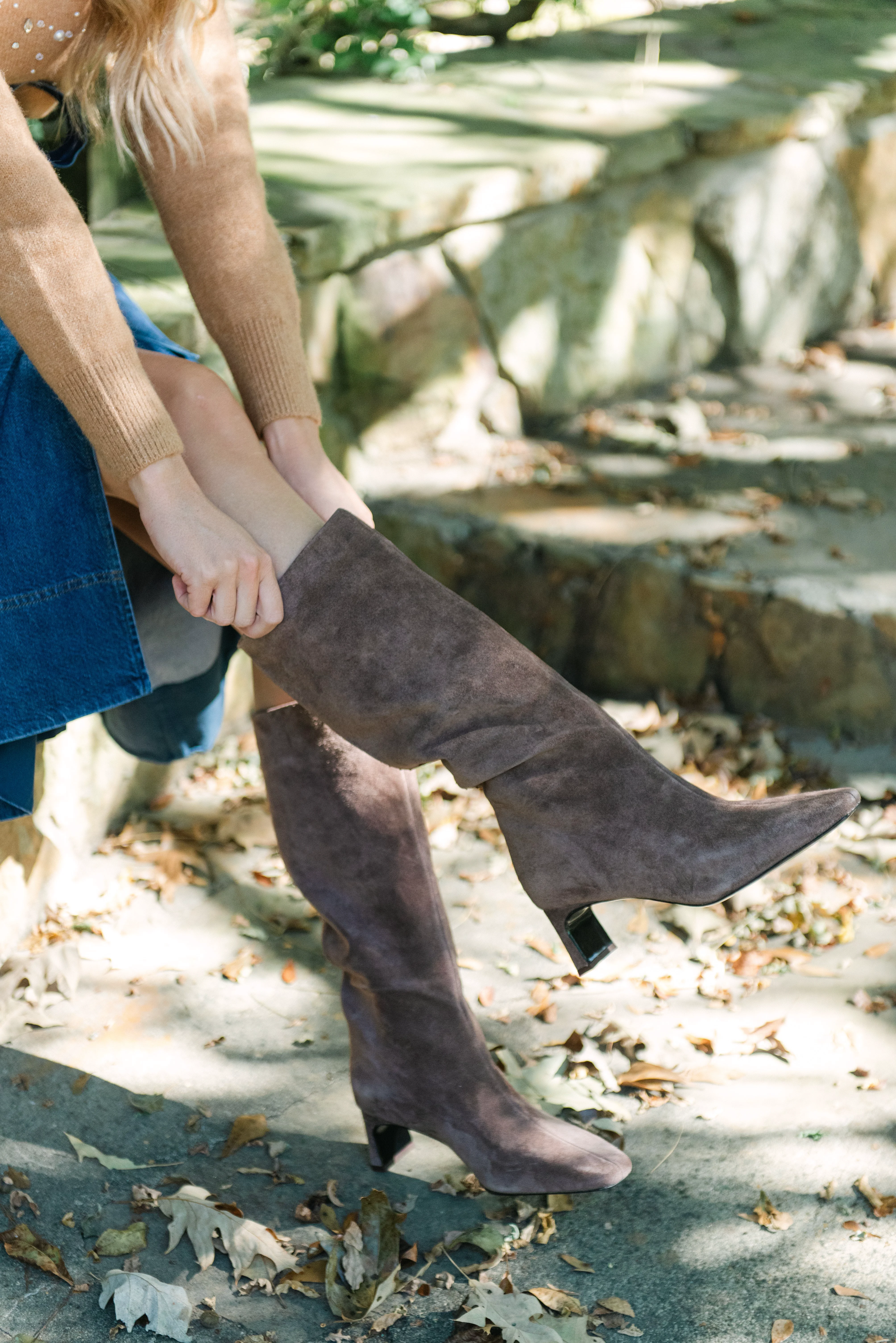 Sustainable Rag Bone Astor Boot in Mocha Suede Healthy