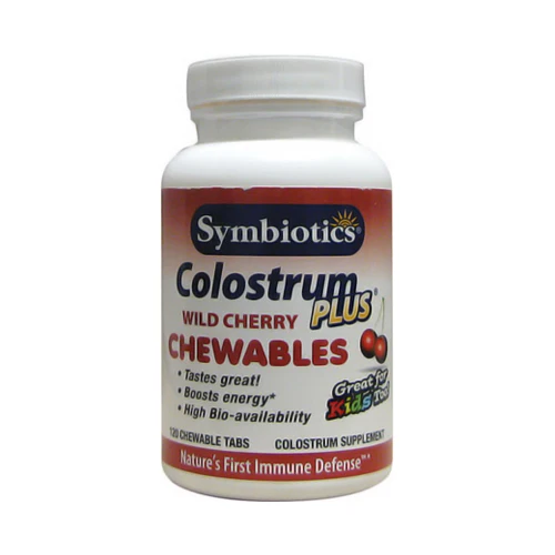 User-Friendly Symbiotics Colostrum Plus Wild Cherry Chewable Tablets - 120 Ea Excellent