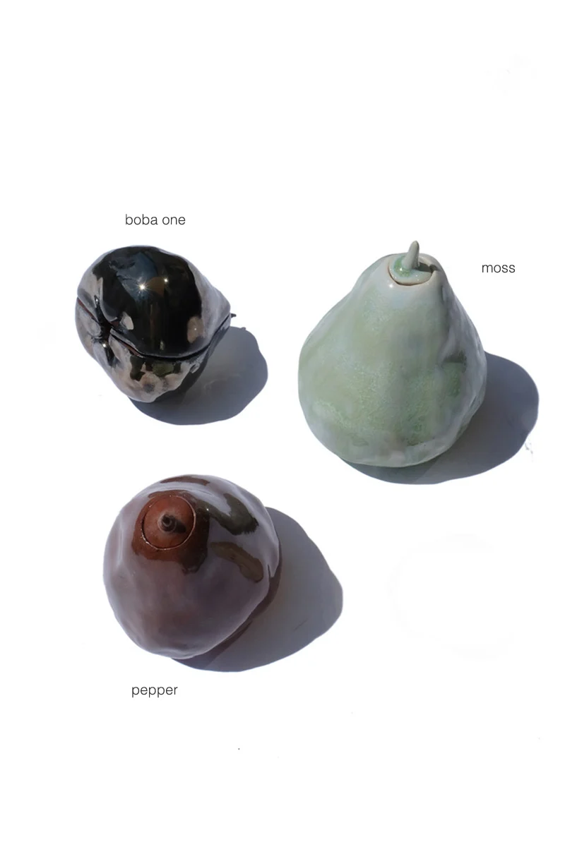 Casual Wax Apple sculpture containers Fine