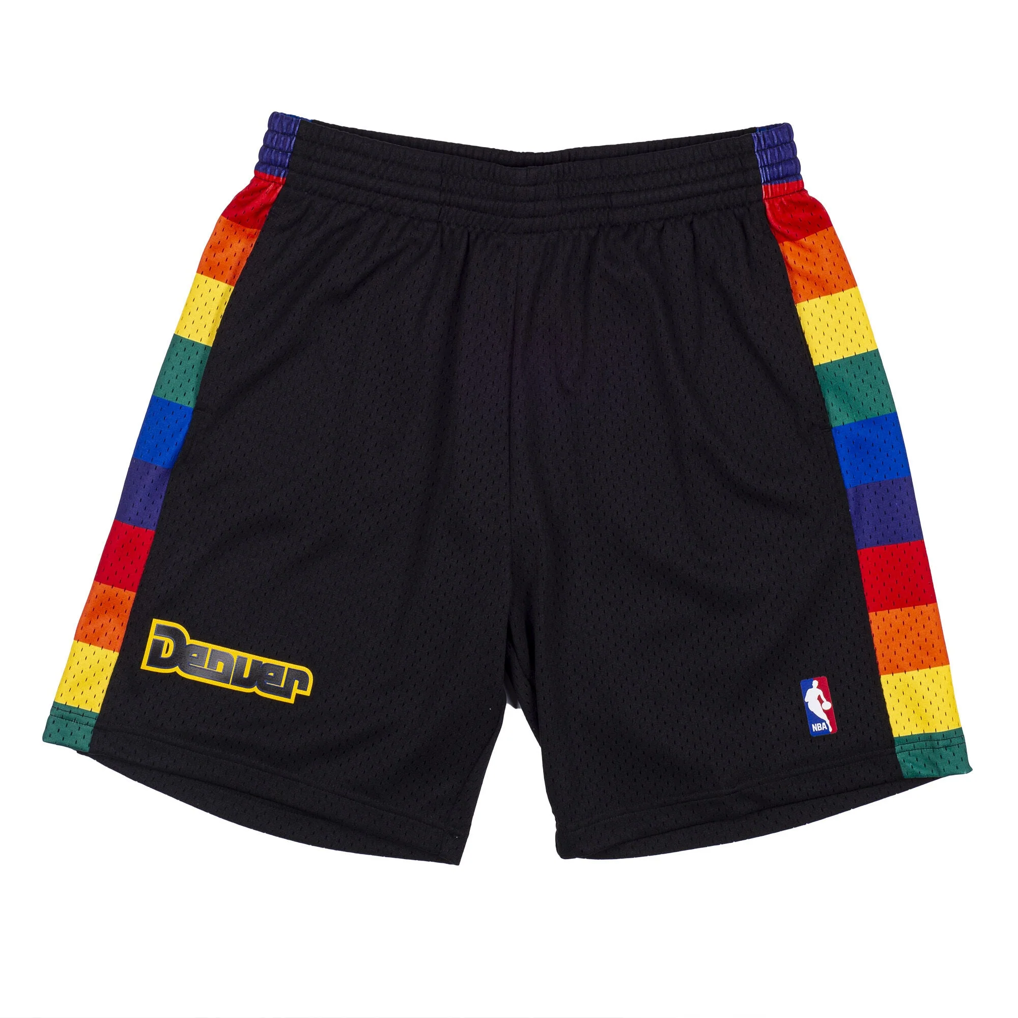 Versatile Mitchell Ness Men's NBA Reload Swingman Short Nuggets 1991 Jerseys Solid