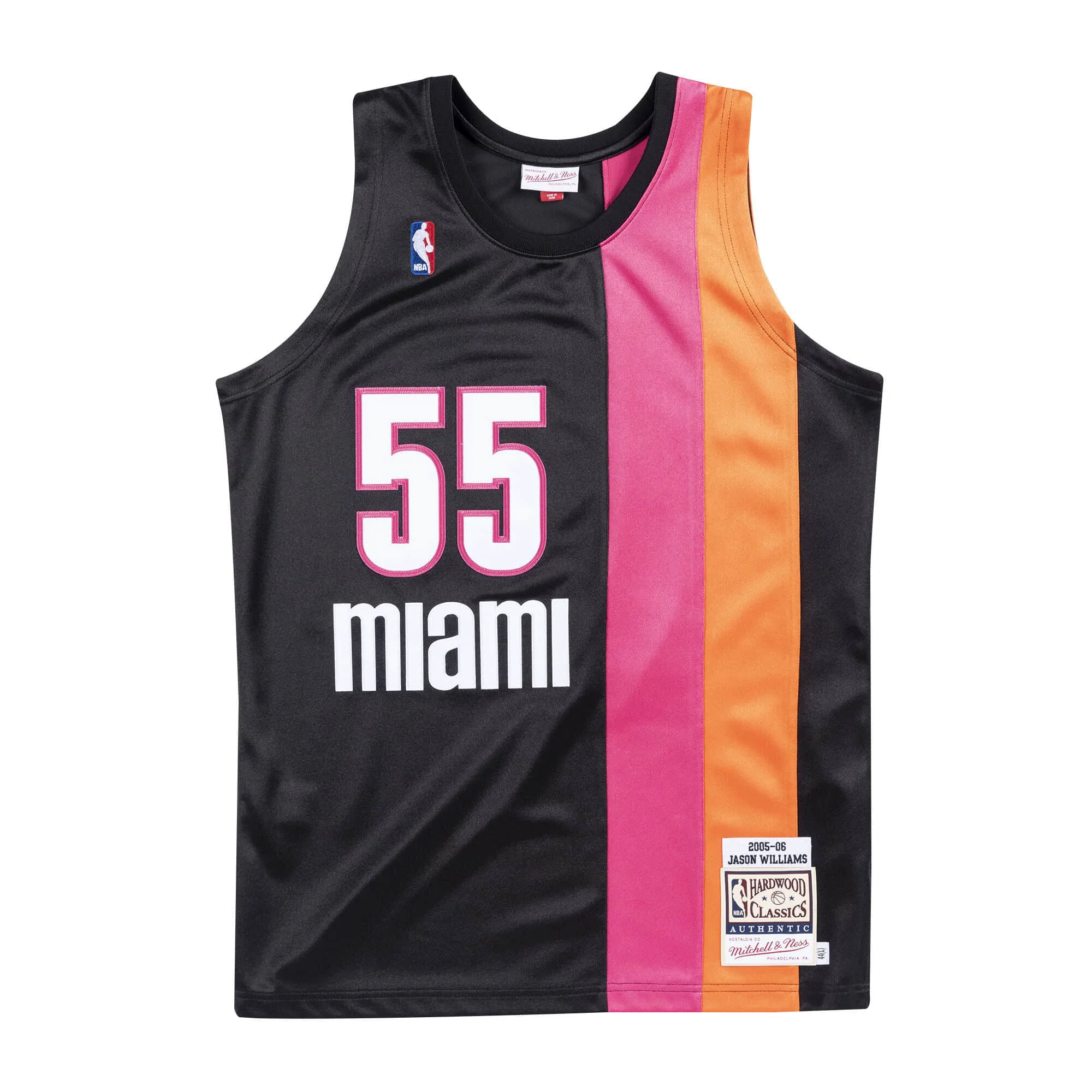 Advanced Mitchell Ness NBA Alternate Jersey Miami Heat 05 Jason Williams Versatile