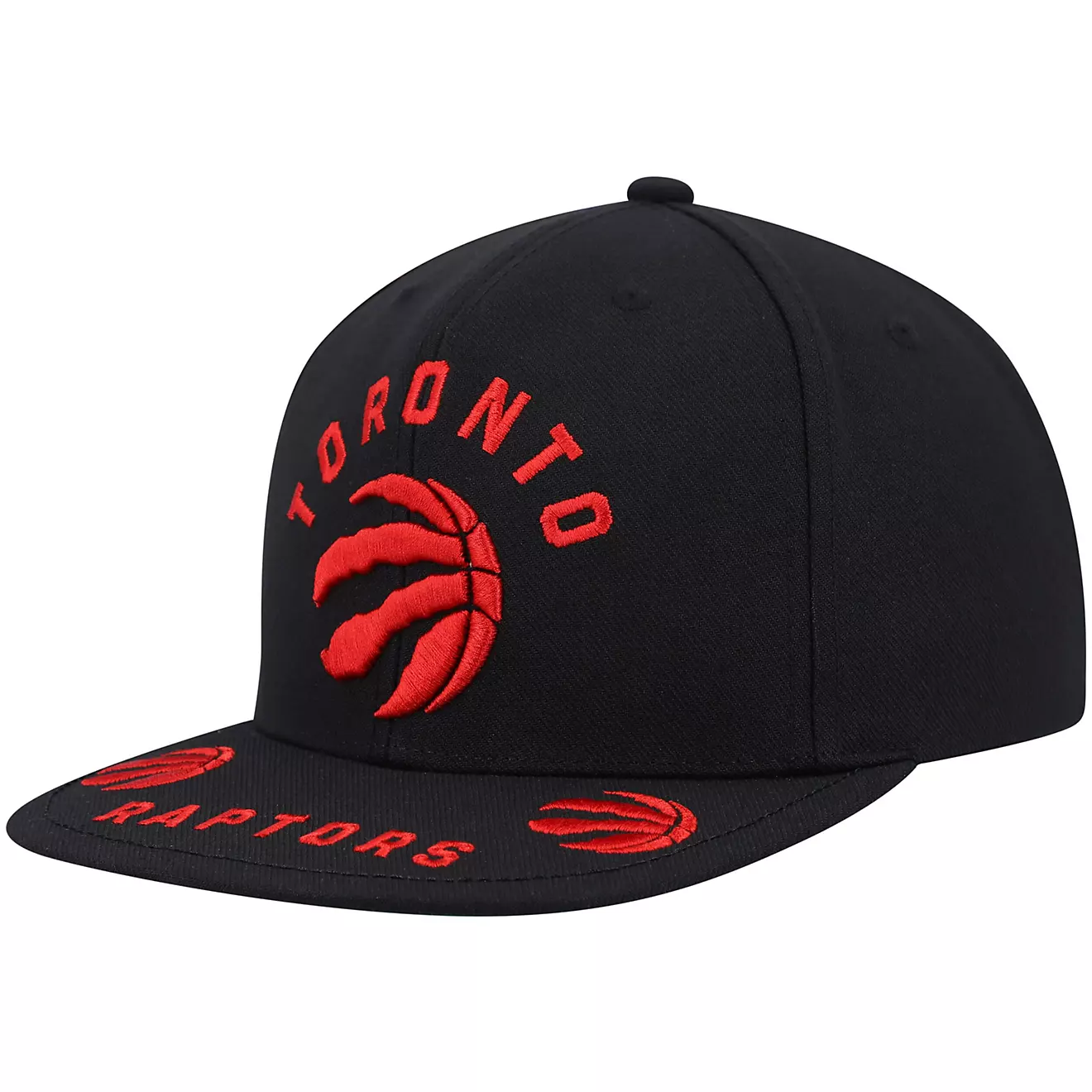 Certified Mitchell Ness Men's NBA Front Loaded Snapback Raptors Snapback Caps Fashionable