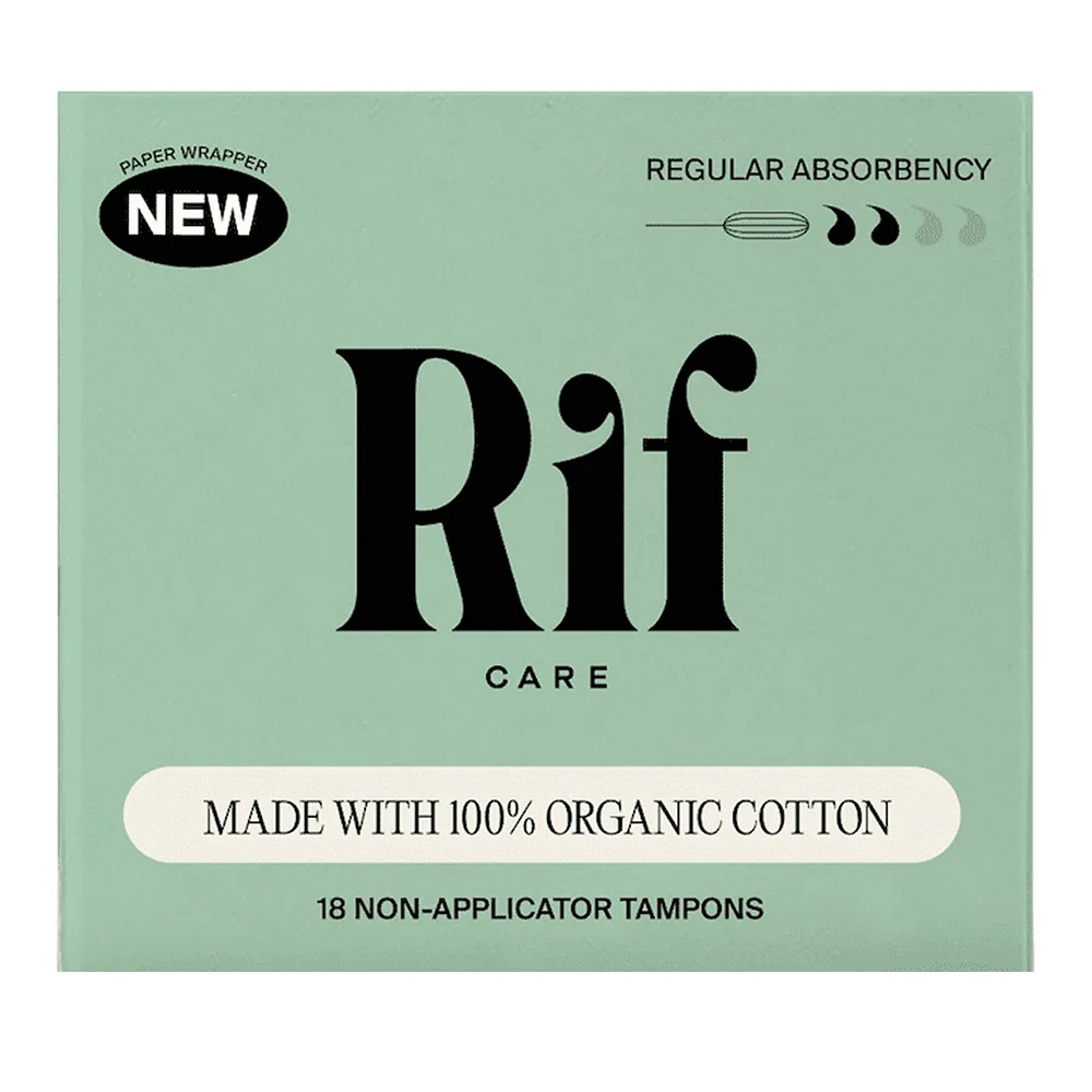 Detailed Rif Care Organic Cotton Tampons Regular Absorbency for Daily Period Protection and Comfort 18Ea Reliable