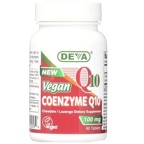 Detailed Deva Nutrition Vegan Vitamins Coenzyme Q10 100mg Tablets 90 Ea Functional