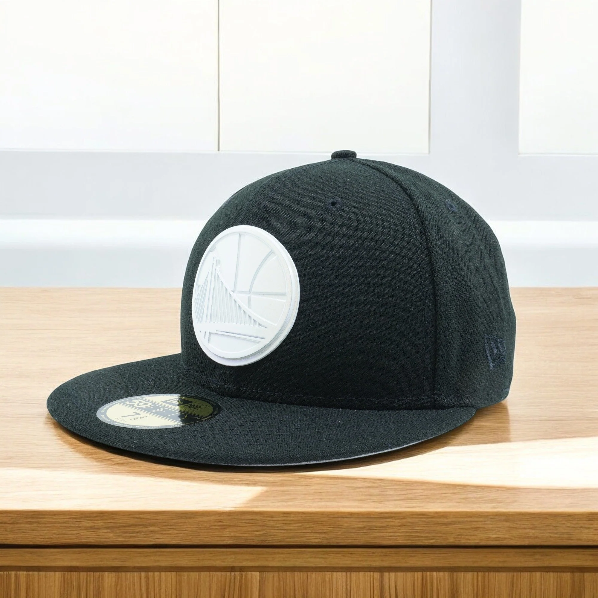 Consistent New Era Men's NBA Golden State Warriors Polished Logo 59Fifty Fitted Sustainable