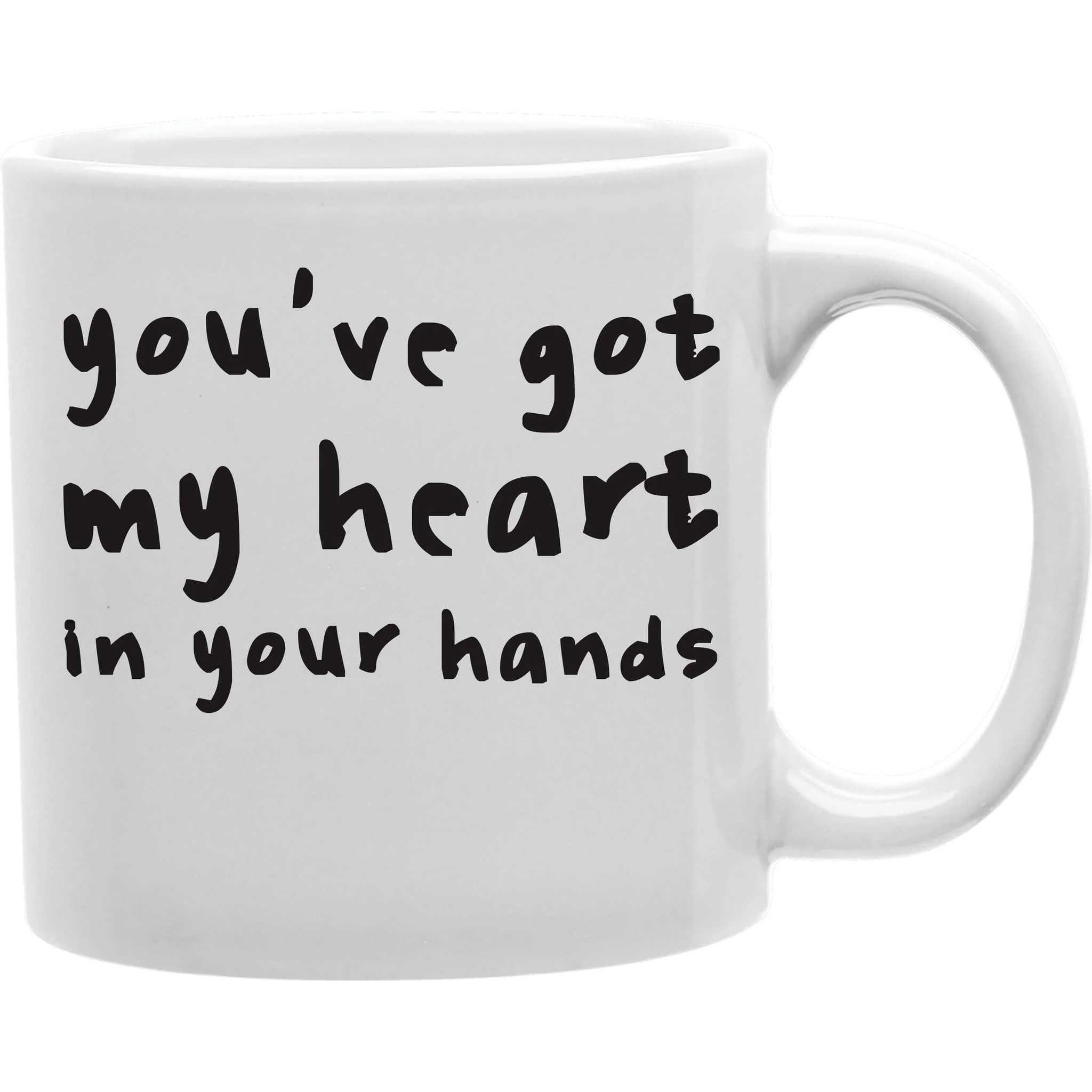 Prestigious Imaginarium Goods You'Ve Got My Heart In Your Hands Coffee And Tea Ceramic Mug Original Design