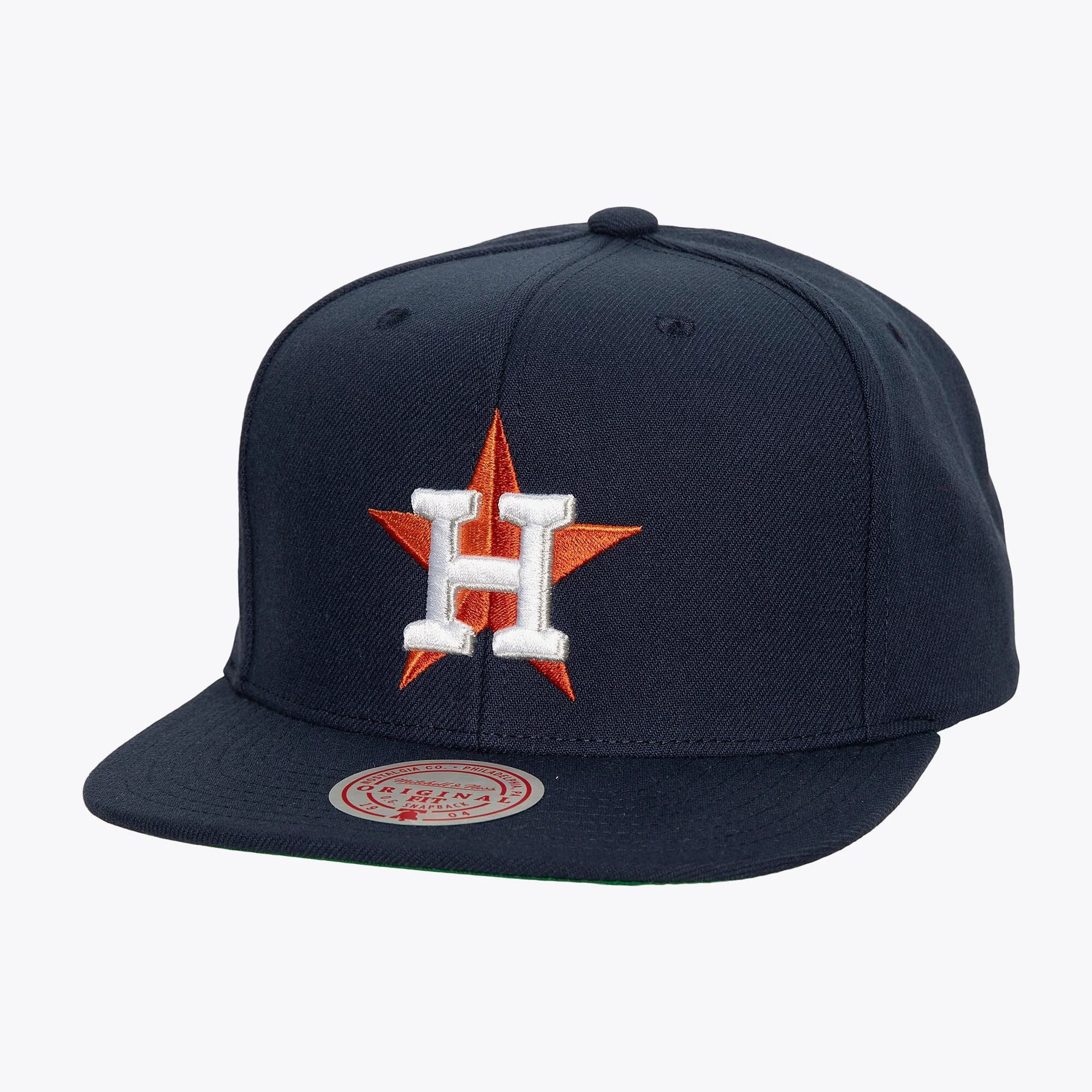 Crafted Mitchell Ness Men's MLB League Patch Snapback Astros Snapback Caps Elegant