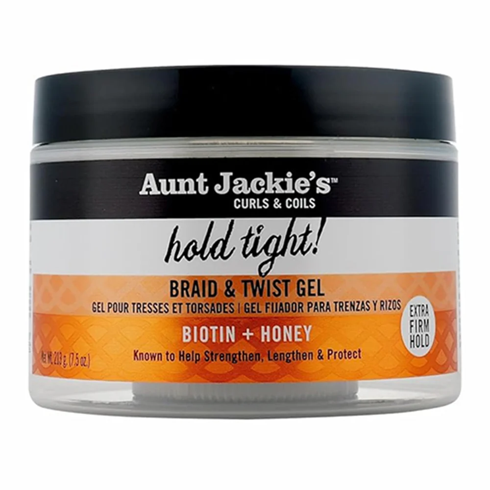 Safe Aunt Jackies Biotin Honey Braid Twist Cream 7.5Oz 213g Organic