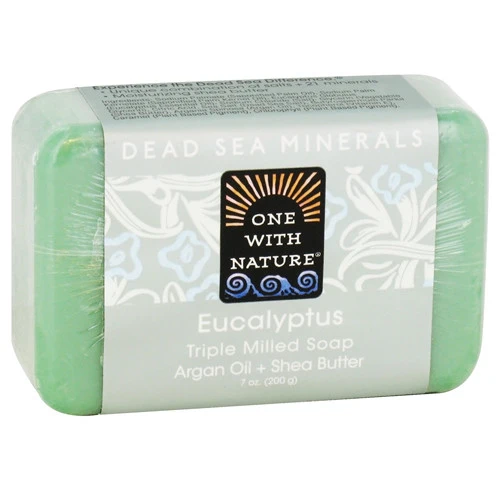 Prestigious One With Nature Dead Sea Minerals Triple Milled Bar Soap Eucalyptus - 7 Oz World-Class