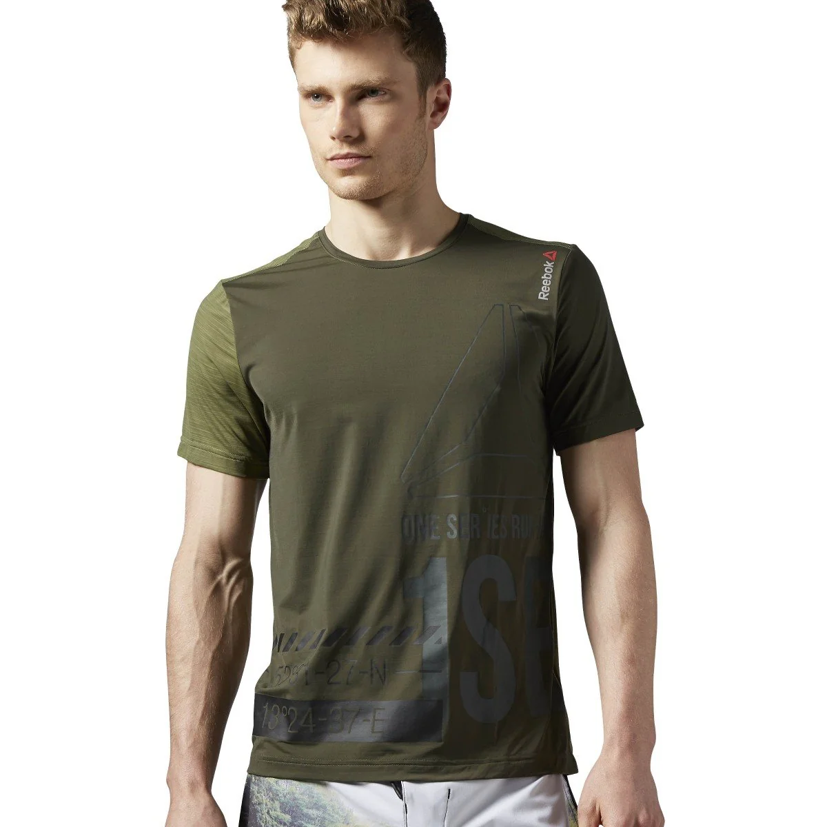 High-Grade Reebok Men's One Series Running Shortsleeve Activchill Tee Elegant