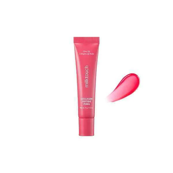 Classic Milk Touch Korean Vegan Collagen PDRN Lip Balm for Hydrated and Youthful Lips Breathable