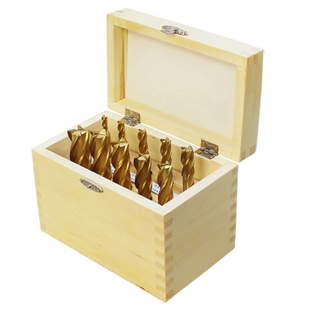 High-Grade 10PC End Mill Cutter Tool Bit Set Artisan