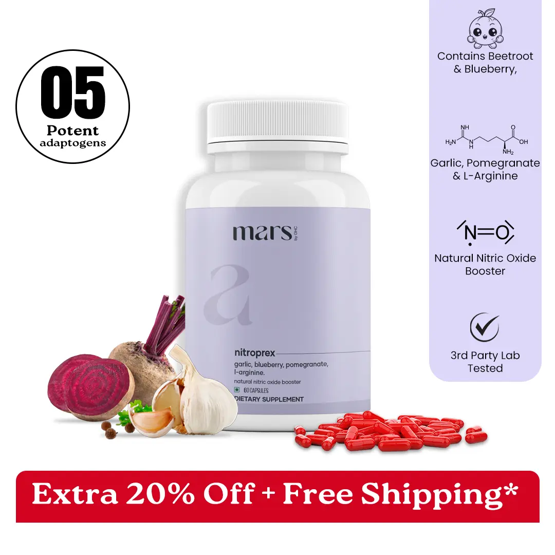 Certified Mars NitroPrex A Daily Nitric Oxide Performance Upgrade Men Take and Partners Notice Authentic