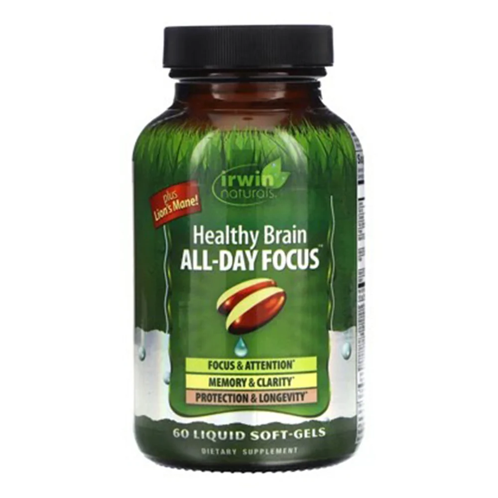 Consistent Irwin Naturals Healthy Brain All Day Focus Liquid Softgels 60Ea Excellent