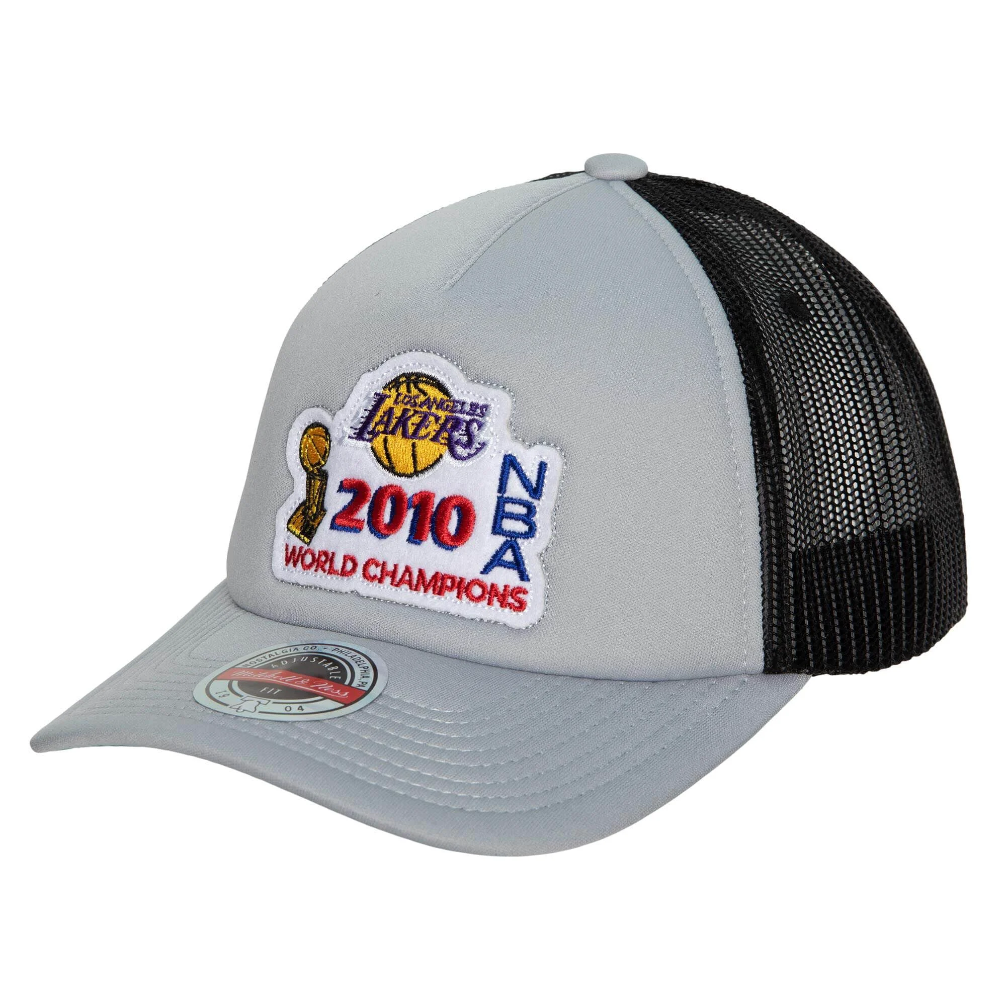 Durable Mitchell Ness Men's NBA Championship Trucker Lakers Hats Dependable