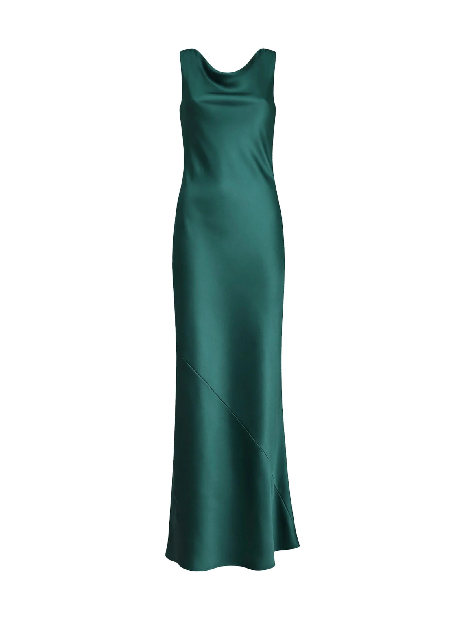 Consistent Dress Anjea Malachite Satin High-Grade