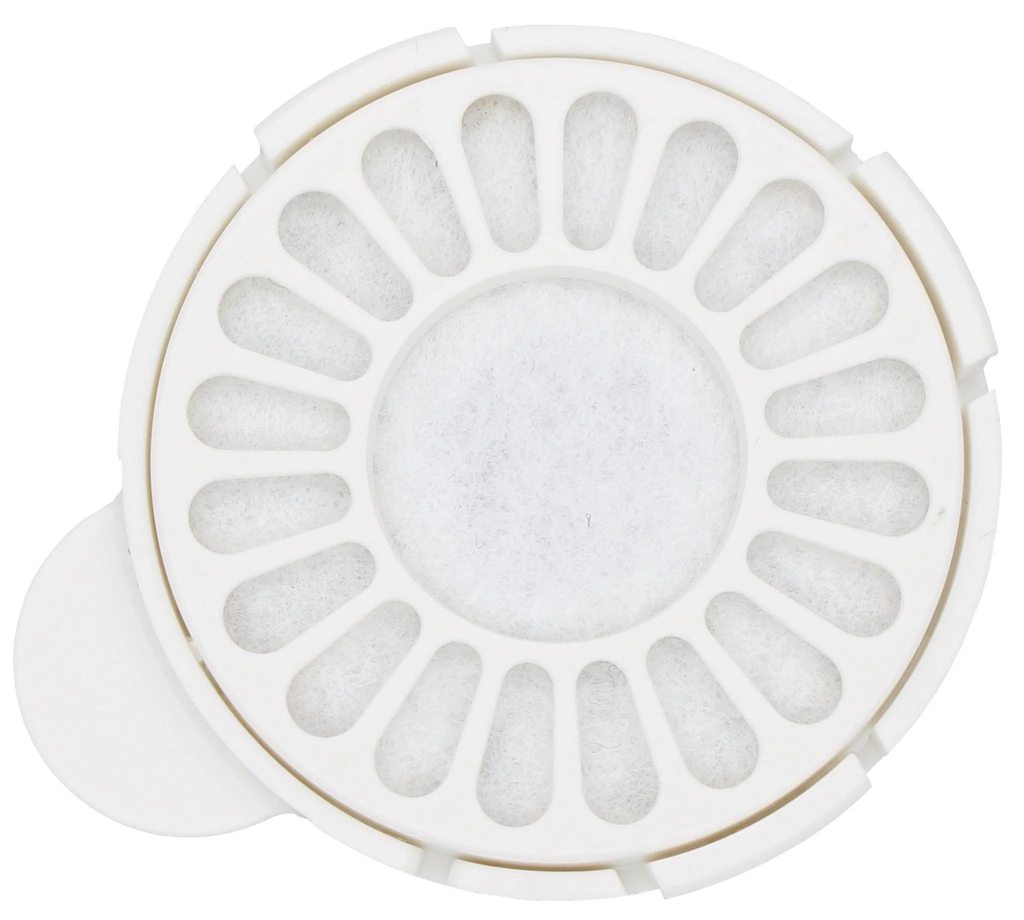 Solid Pet Life 'Auto-Myst' 2-in-1 Filtered Water Dispenser and Food Bowl - Filters - 6 Pack - White - One Size Durable