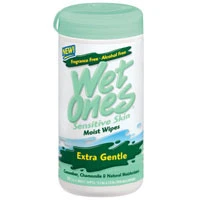 User-Friendly Wet Ones Sensitive Skin Extra Gentle Hand Wipes Hypoallergenic 40 Ea Versatile