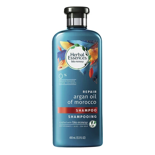 Eco-Friendly Herbal Essences Repair and Strength Argan Oil Hair Shampoo 13.5Oz 400ml Recyclable