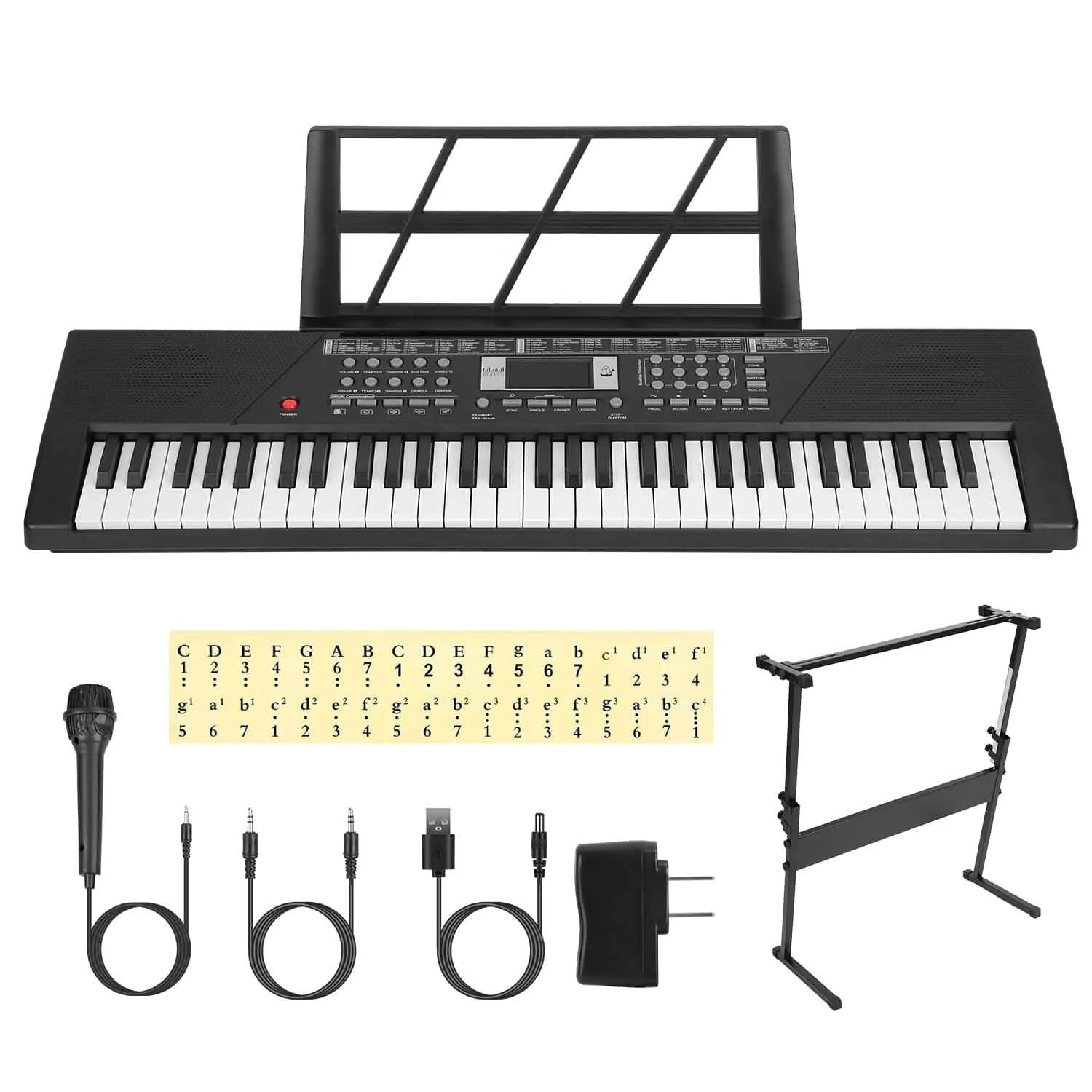 Eco-Friendly 61 Keys Digital Music Keyboard Electronic Piano Selected