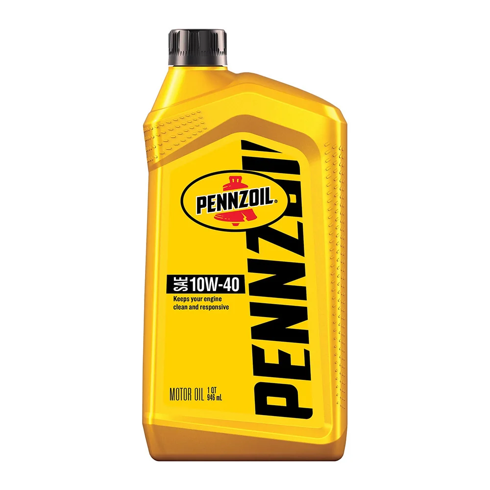 Sustainable Pennzoil SAE 10W-40 Motor Oil for Engine 1-Quart Pure