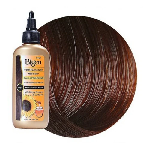 Trusted Bigen Semi Permanent Hair Color WB3 Medium Warm Brown 3 Oz Stylish