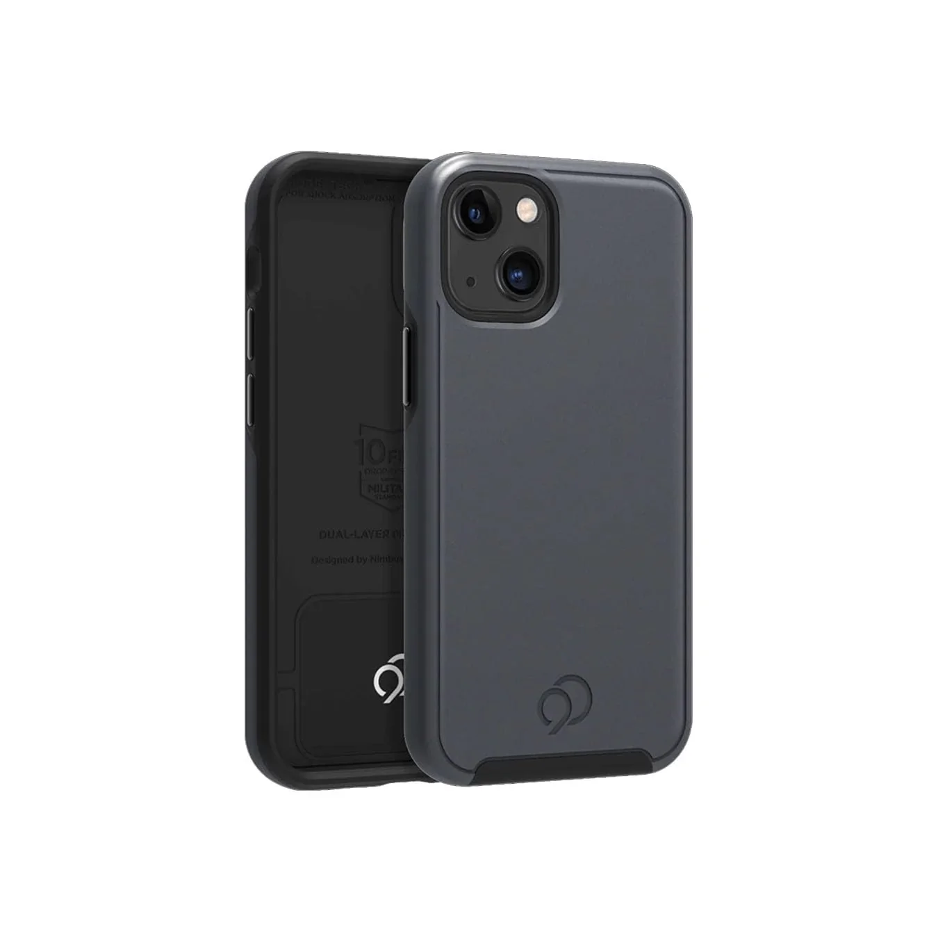 Relaxed Nimbus9 - Cirrus 2 Case for Apple Iphone 13 Mini - Gunmetal Gray Optimized