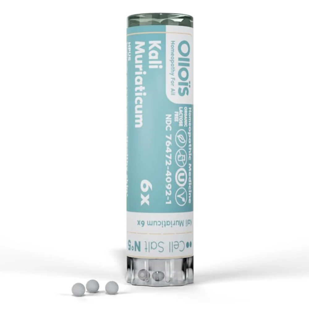 Proven OLLOIS No5 Kali Muriaticum Homeopathic Medicine 6X Tablets 80Ea Premium Material