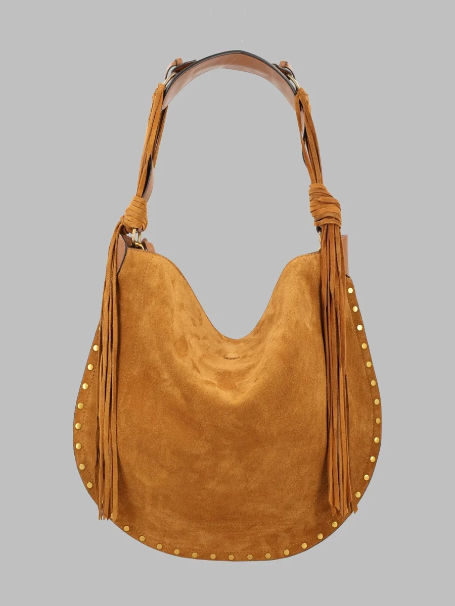 Luxury Hobo Bag Oskan Soft Brown Refined