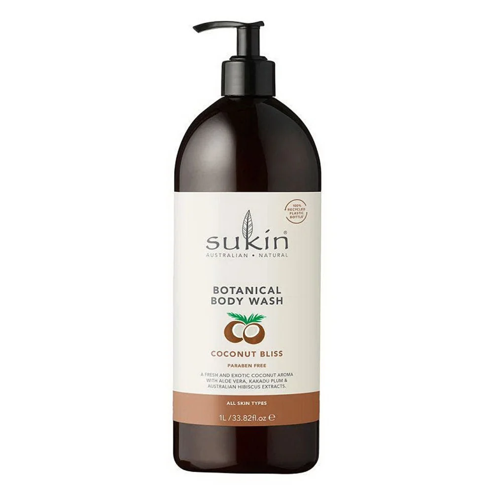 Consistent Sukin Hair Care Botanical Coconut Bliss Body Wash Leaving Skin Feeling Clean and Nourished Paraben 33.82Oz Practical