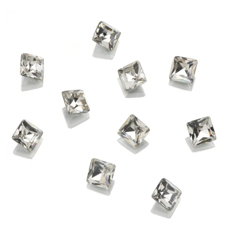 Outstanding Crystal Rhinestones - Square Crystal Clear 4mm Professional