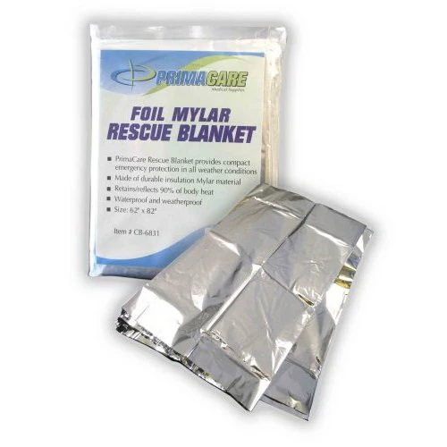 Carefully Designed Primacare Foil Mylar Rescue Blanket Cb-6831 - 62 X82 Trusted