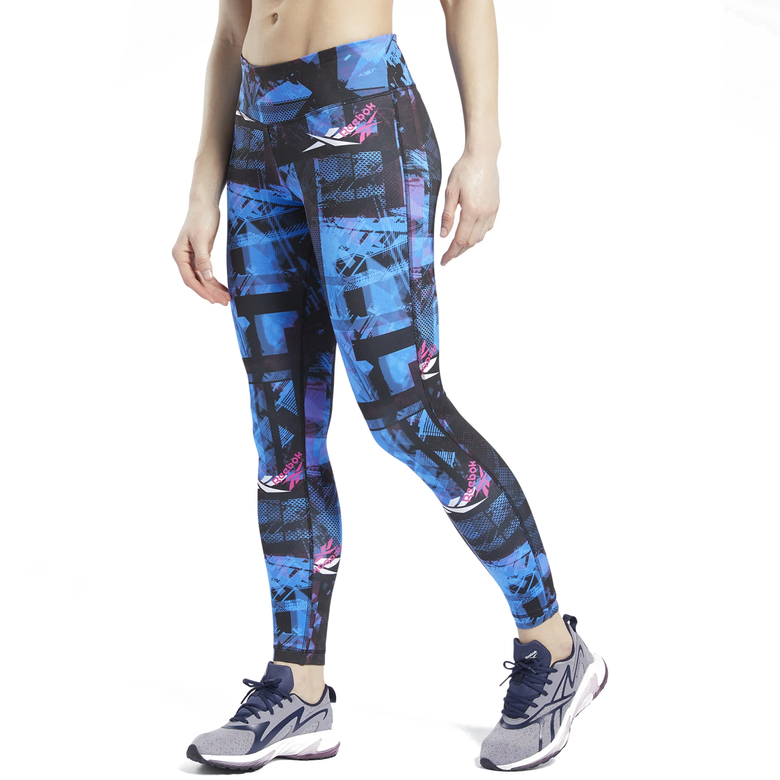 Safe Reebok Women's Workout Ready Myt Aop Tight Relaxed