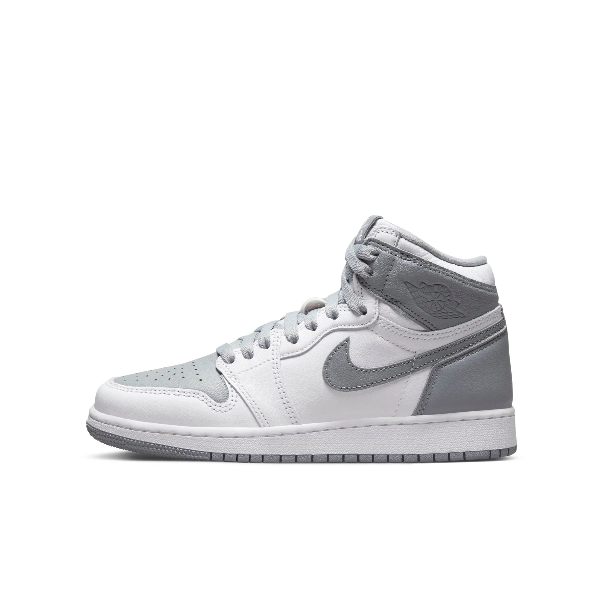 Solid Air Jordan Youth Retro 1 Gs 'Stealth' Sneakers Original