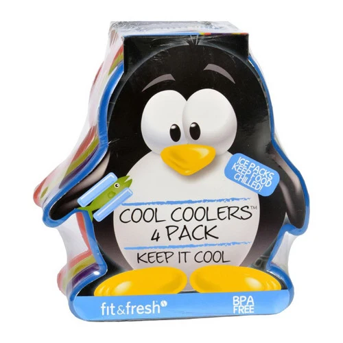 Artisan Fit and Fresh Cool Coolers Peunguin Ice Packs 4 Ea Versatile