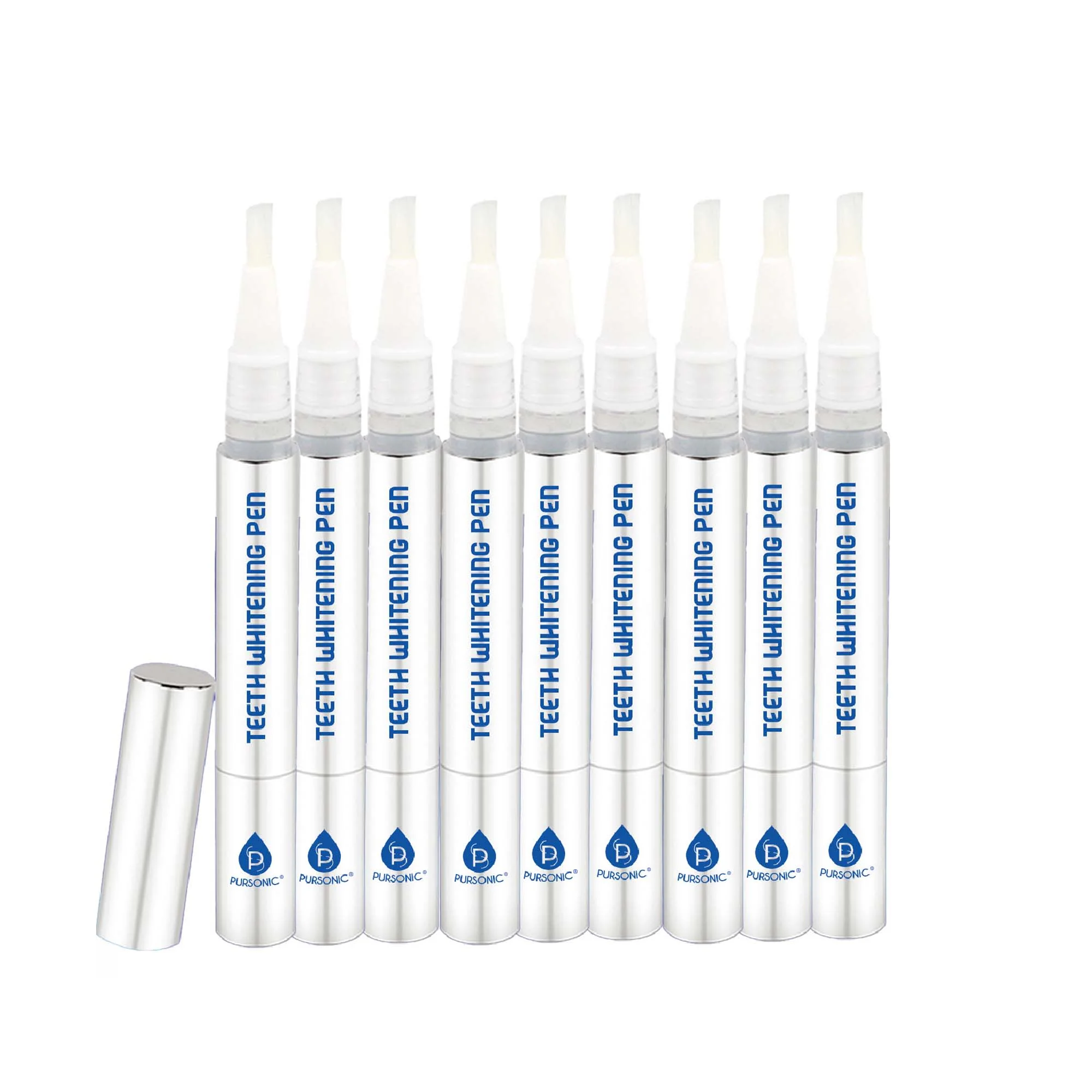 Professional PURSONIC Teeth Whitening Pen Your Secret to a Brighter Smile On-the-Go 9-Pack Top-Quality