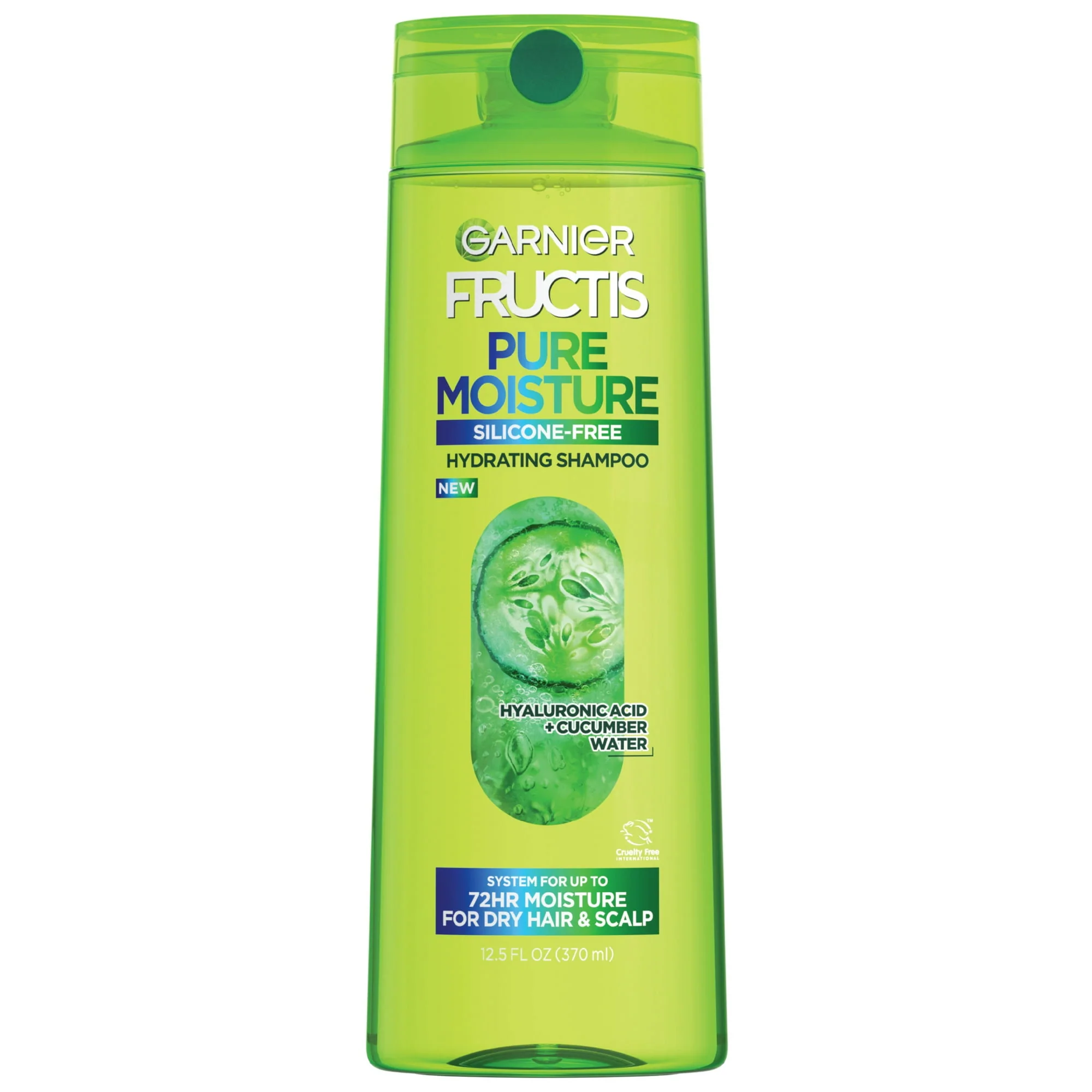Breathable Garnier Fructis Pure Moisture Hydrating Shampoo for Scalp and Dry Hair 12.5Oz 370ml Powerful