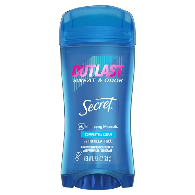 Trusted SECRET OUTLAST SWEAT ODOR 72 HOUR CLEAR GEL DEO MADE IN USA Functional