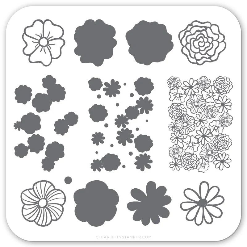 Selected Oopsie Daisy CjS-66 - CJS Small Stamping Plate Durable