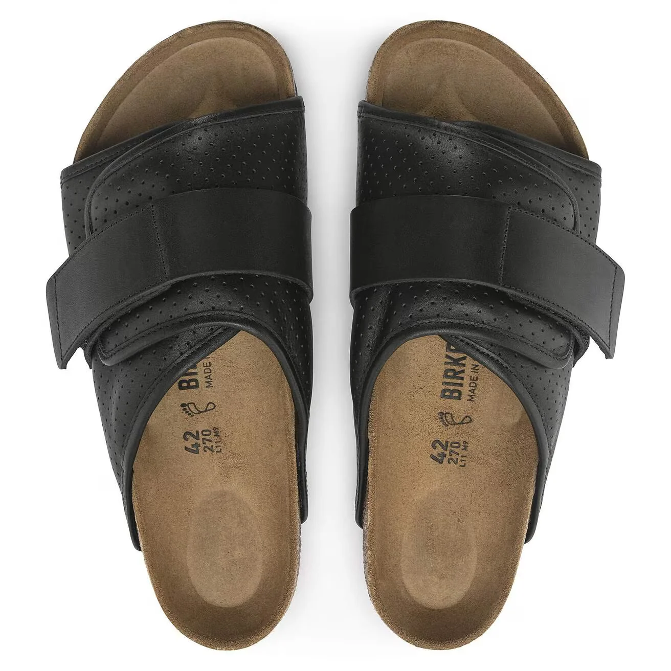 Sophisticated Birkenstock Unisex Kyoto Padded Natural Leather Puff Pack Black Artisan
