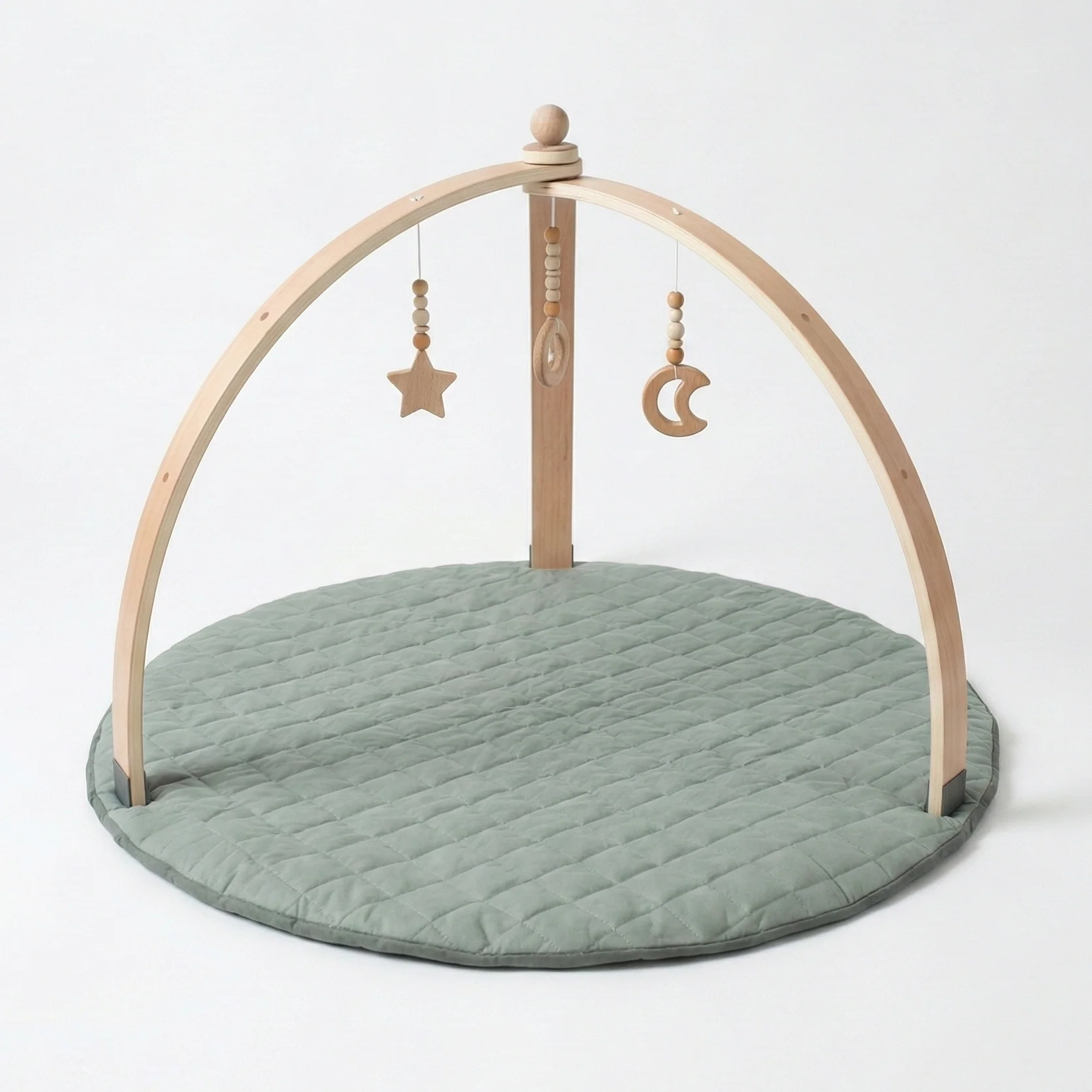 Carefully Designed Sapling Wooden Baby Play Gym Stylish