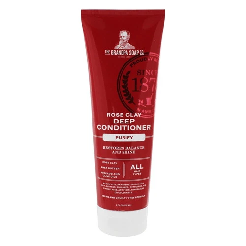 Excellent Grandpas Soap Co Purify Deep Conditioner Rose Clay 8 oz Comfortable