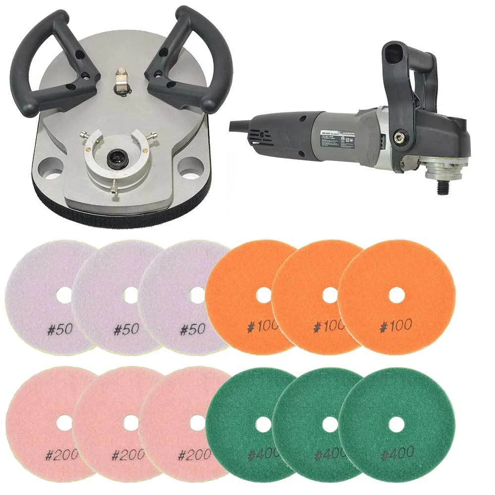 Unique Electric Power Wet Planetary Concrete Marble Floor Polisher Contemporary