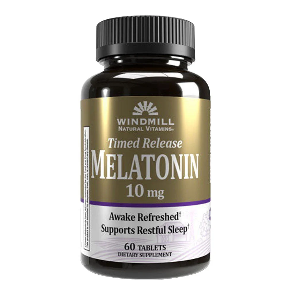 Soft Windmill Melatonin Time Release 10 Mg Tablets 60 Ea Responsible