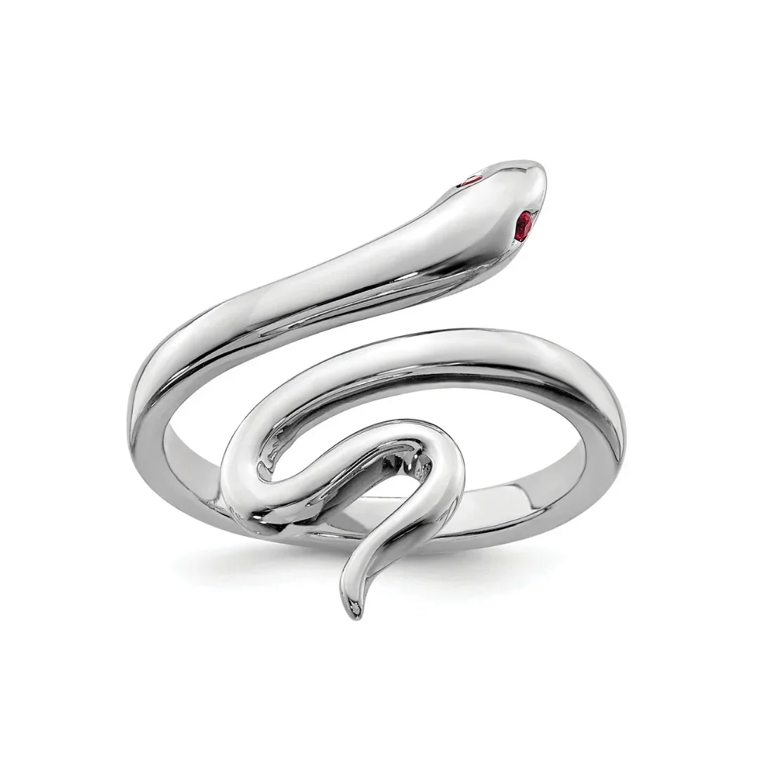 Elegant Silver Snake Toe Ring Genuine